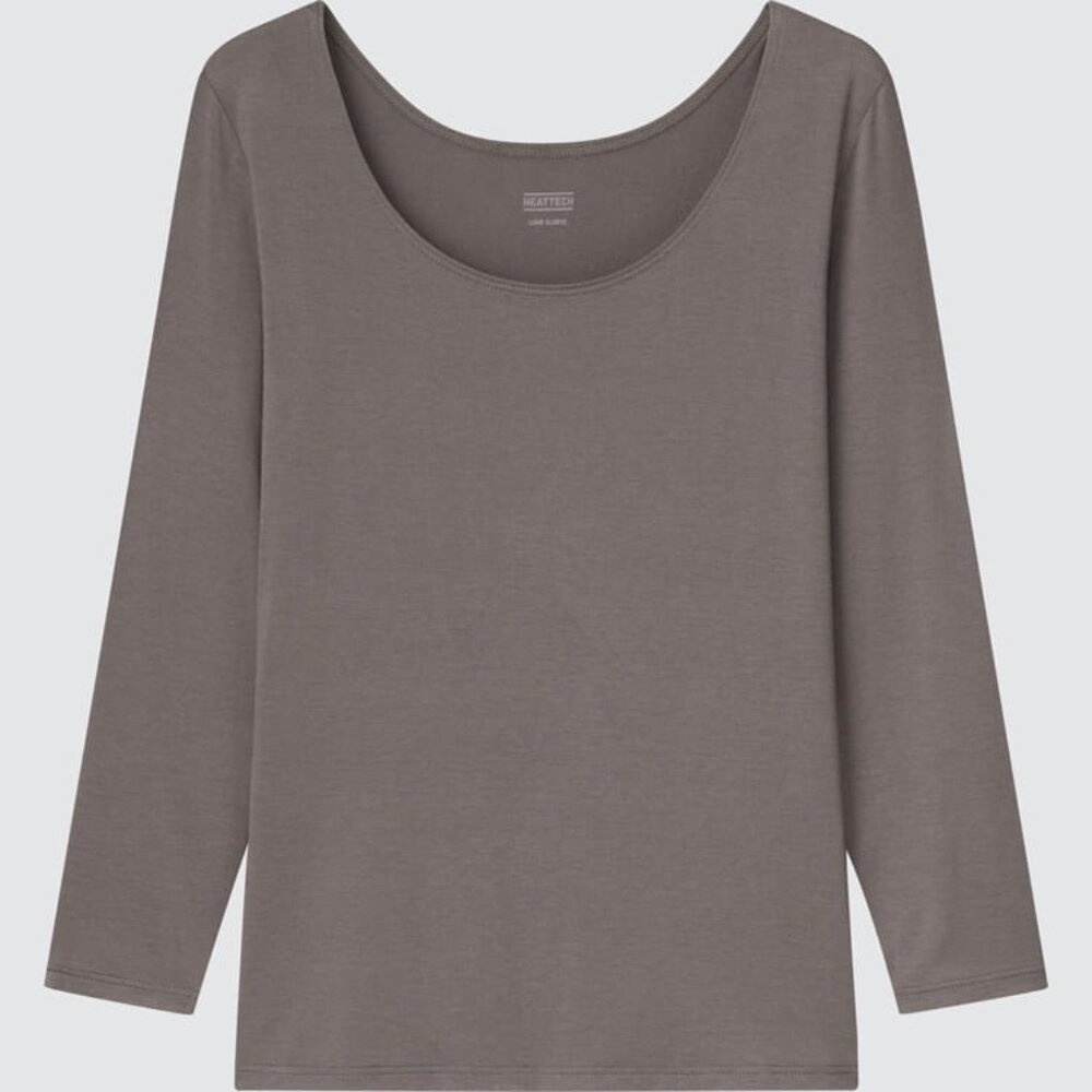 Uniqlo Heattech Scoop Neck Long Sleeve T (Small)